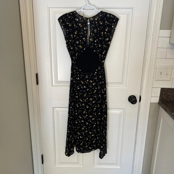 Reformation Wellfleet Venezia Floral Midi Dress Multicolor 33777 - Picture 8 of 11